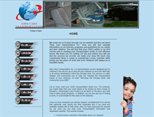 Tablet Screenshot of kidscaretrans.com